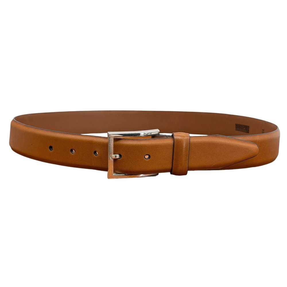 Allen Edmonds Dress Belt Men SZ 34 Brown Business Classic Leather USA Practical